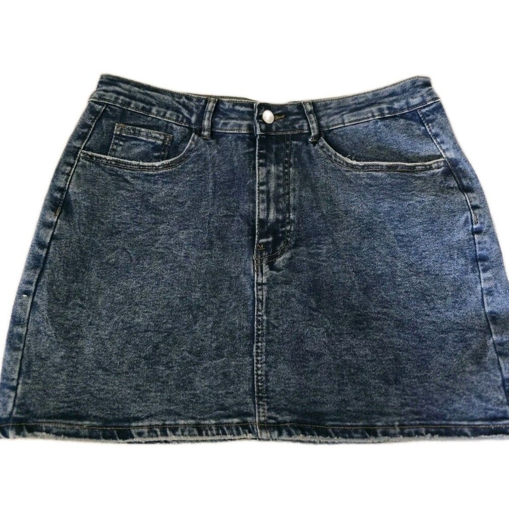 Blue Jean Mini Skirt